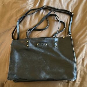 Vintage collection black shoulder bag